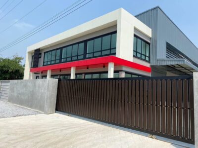 ขายที่ดินติดถนนใหญ่เพื่อสร้างโรงงาน โกดัง คลังสินค้า