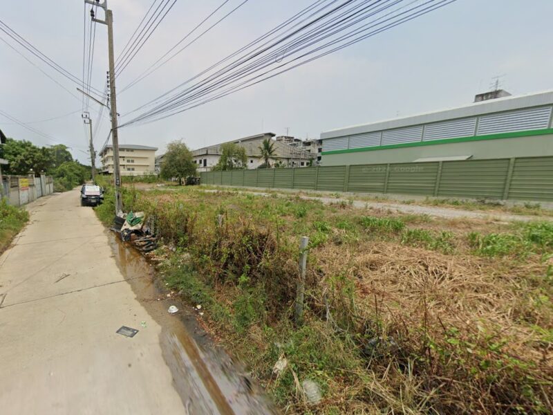 ที่ดินสุขสวัสดิ์ ต.บางจาก อ.พระประแดง จ.สมุทรปราการ เนื้อที่ 3 งาน 86 ตรว