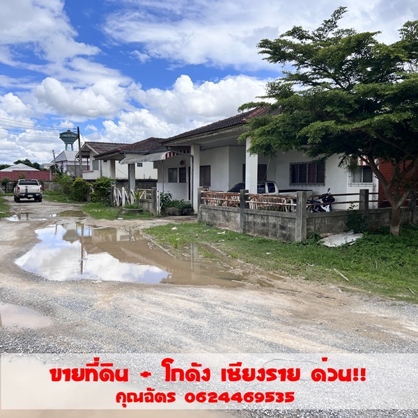 ขายที่ดินพาณิชย์ทองคำ ตรงข้ามวัดร่องขุน จ.เชียงราย ขนาด 5 ไร่ 6.8 ตารางวา โทร 062-446-9535