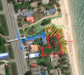 ขายด่วน ที่ติดทะเล ติดหาดยาว 47 +20 เมตร1 ไร่ 3.5 ล้าน