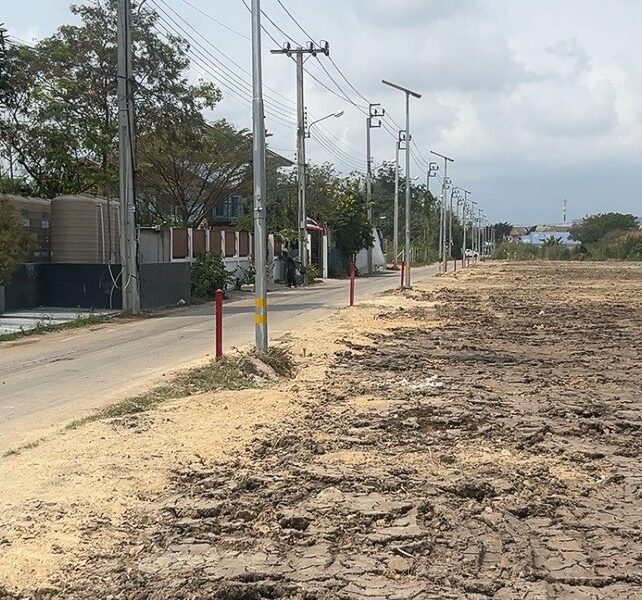 ขายด่วนที่ดิน 86 ตร.ว. สมุทรปราการ ถมแล้ว พร้อมปลูกสร้าง ทำเลดี ใกล้สิ่งอำนวยความสะดวก เจ้าของขายเองc