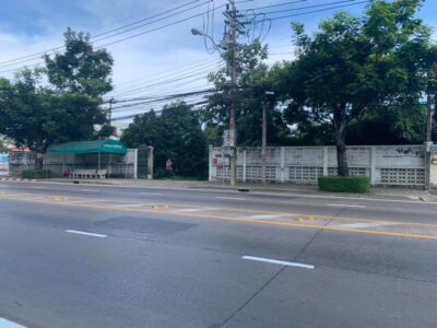 ขายที่ดินแปลงสวยติดถนน 2 ด้าน ติดถนนเฉลิมพระเกียรติ ร.9 และถนนซอยเฉลิมพระเกียรติ 12