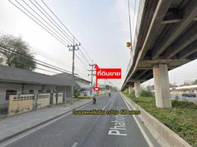 ขายที่ดิน 48 ไร่ 1 งาน 83 ตร.ว. ติดถนนพหลโยธิน ใกล้หมู่บ้านสมกมล สระบุรี