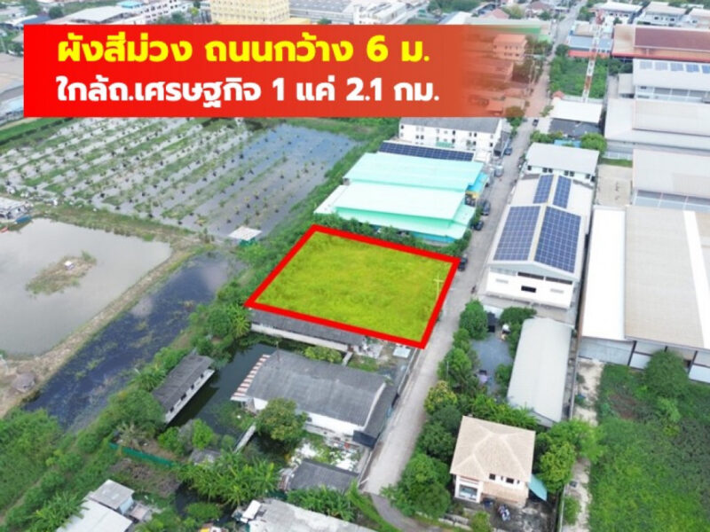 ขาย ที่ดิน ซ.สวนหลวง22 กระทุ่มแบน 384 ตรว ใกล้ ถ.เศรษฐกิจ 1 แค่ 2.1 กม. CC