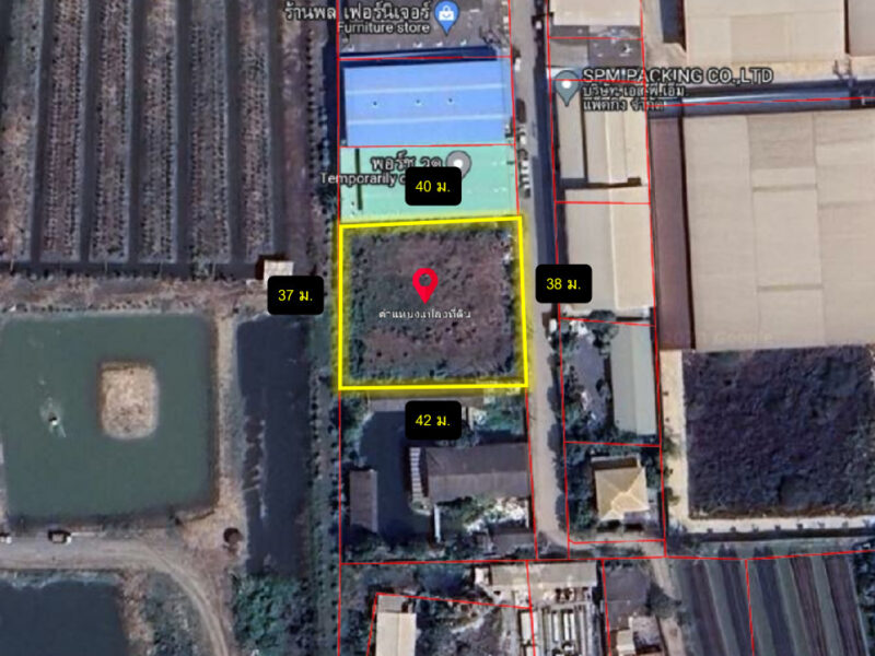 ขาย ที่ดิน ซ.สวนหลวง22 กระทุ่มแบน 384 ตรว ใกล้ ถ.เศรษฐกิจ 1 แค่ 2.1 กม. CC