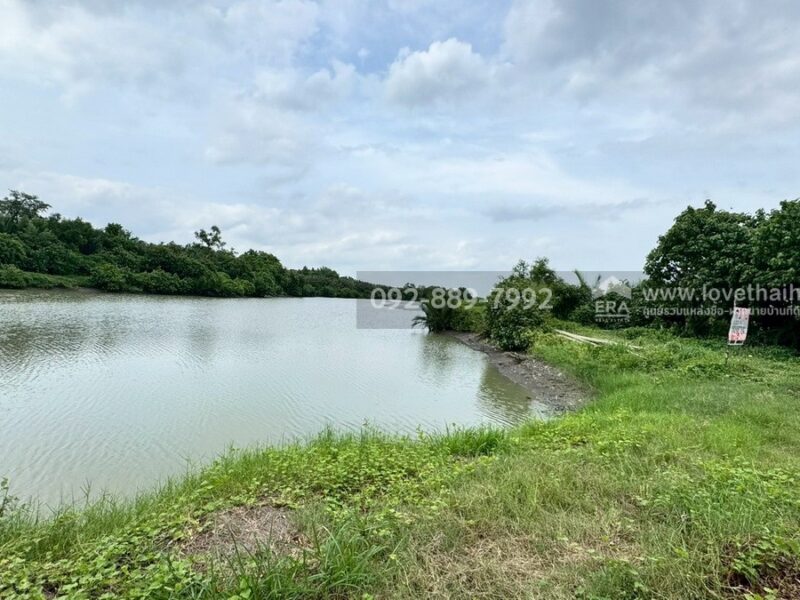 ขายที่ดิน ถนนเลียบคลองสรรพสามิต พระสมุทรเจดีย์ พื้นที่ 45-3-24 ไร่ เชิงสะพานข้ามคลองขุด-หลังขุน ราคาถูก