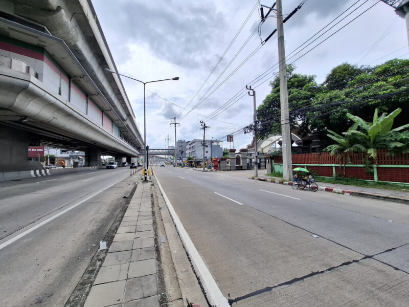 ขายถูกเว่อร์ ที่ดิน ติด MRT ไทรม้า 3 ไร่กว่า เหมาะทำคอนโด โชว์รูม CC