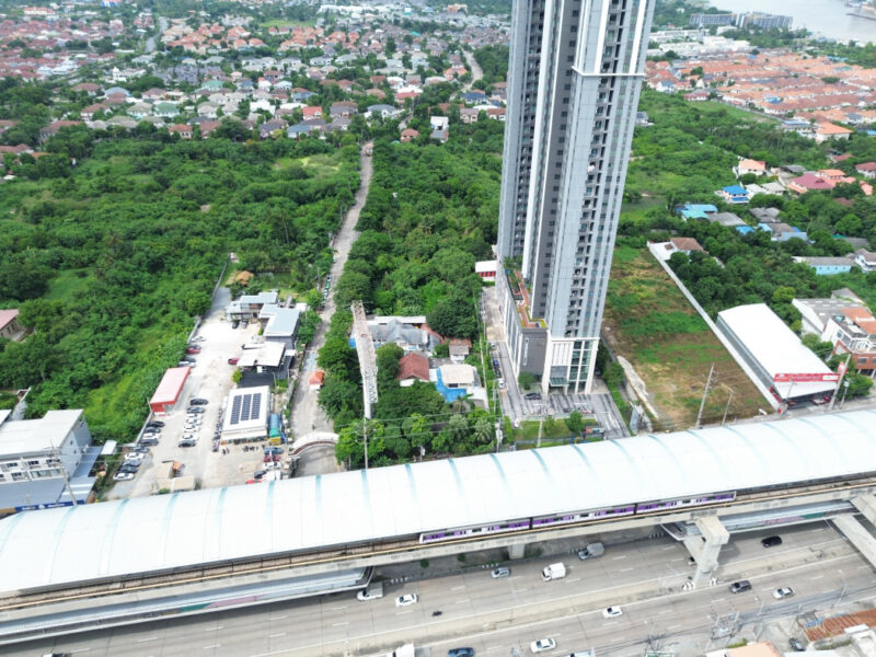 ขายถูกเว่อร์ ที่ดิน ติด MRT ไทรม้า 3 ไร่กว่า เหมาะทำคอนโด โชว์รูม CC
