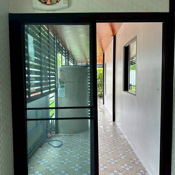 บ้านหัวมุม วิวสวน ให้เช่า โครงการ Pleno สุขสวัสดิ์-ประชาอุทิศ 60 เฟอร์นิเจอร์ครบ เข้าอยู่ได้ทันที โทร 085-144-0184