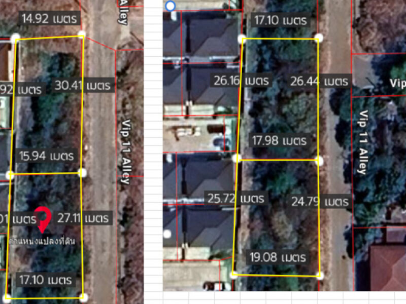 ขาย ที่ดิน แปลงใหญ่กลางเมืองโคราช ทำเลพรีเมียม หมู่บ้าน วีไอพี. เนื้อที่ 1 ไร่ 41 ตรว ศักยภาพสูง ใกล้ Terminal 21 – รร.อัสสัมชัญ โคราช