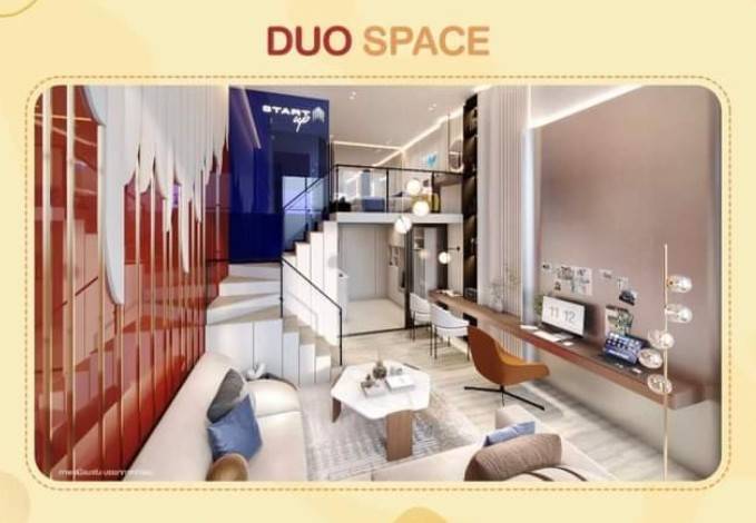 ขายดาวน์ขาดทุนคอนโด Origin Play บางขุนนท์ ทริปเปิ้ล สเตชั่น ห้อง DUO space 2 ชั้น