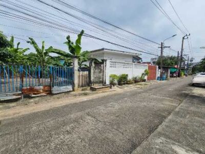 ขาย ที่ดิน ถมแล้ว-สูงกว่าถนน เข้าซอยเพียง 20 เมตร หมู่บ้านเศรษฐกิจ บางแค 82 ตรว