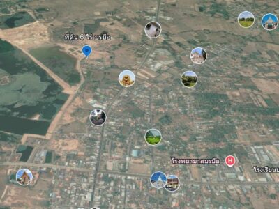 ขายที่ดิน 6 ไร่ 2 งาน บรบือ มหาสารคาม ทำเลดี ใกล้เทศบาล