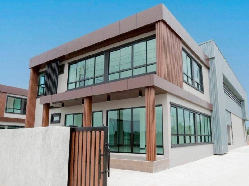 ขายที่ดินติดถนนใหญ่พร้อมสร้างโรงงาน โกดัง คลังสินค้า