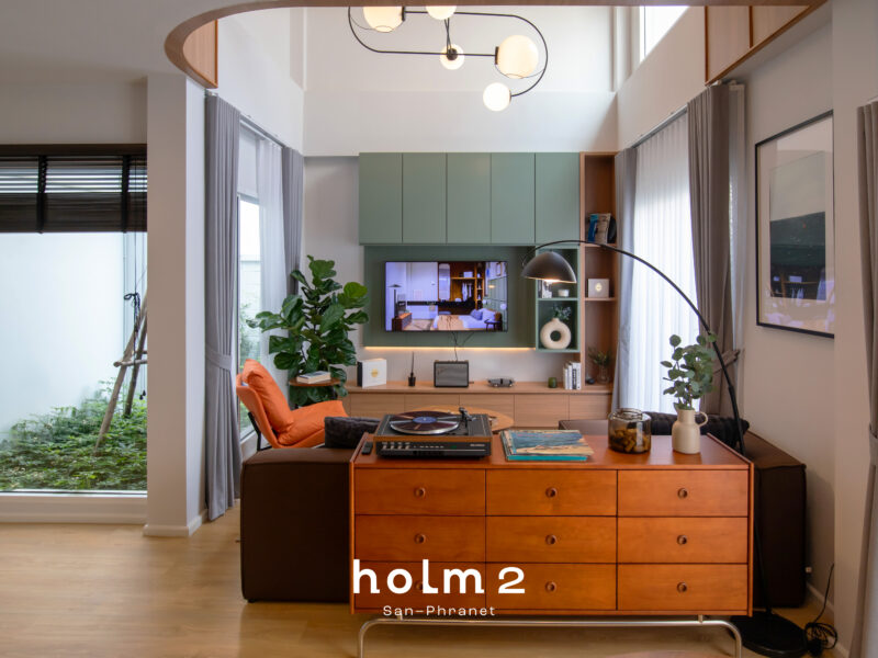 บ้านเดี่ยวเชียงใหม่ โครงการ HOLM 2 ใกล้เซ็นทรัลเฟสติวัล 4 ห้องนอน พร้อมคอร์ตยาร์ดใจกลางบ้าน