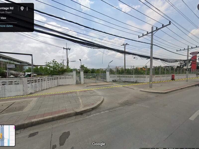 ขายที่ดินผังม่วง ถนนพหลโยธิน นวนคร พื้นที่ 110-3-35 ไร่ ต.คลองหนึ่ง อ.คลองหลวง จ.ปทุมธานี