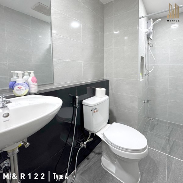 M&R 122 Apartment ห้องพักรายเดือน 27 ตร.ม. ใกล้รถไฟฟ้าสีเหลือง ลาดพร้าว 122 โทร 0889128995