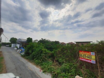 ขายด่วนที่ดินลาดปลาดุก 51 ตรว ติดถนนลาดยางสาธารณะ ถมแล้ว อ.บางบัวทอง จ.นนทบุรี