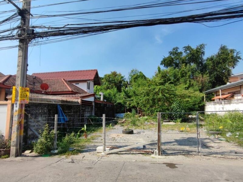 ขายที่ดินใกล้เมืองทองธานี 66 ตรว ติดถนนคอนกรีตสาธารณะ ถมแล้ว ซ.แจ้งวัฒนะ-ปากเกร็ด 41 อ.ปากเกร็ด จ.นนทบุรี
