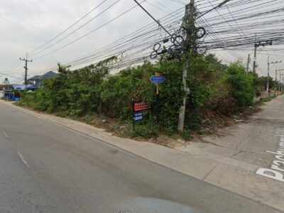ที่ดินพร้อมบ้าน 1-1-23.6 ไร่ บ้านฉาง ระยอง ทำเลดี ติดถนนใหญ่