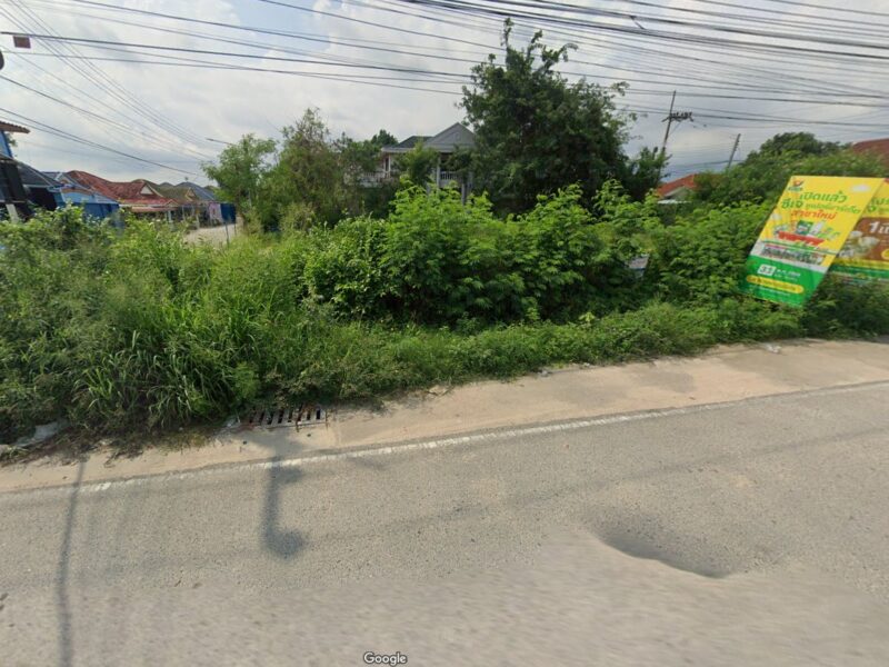 ที่ดินพร้อมบ้าน 1-1-23.6 ไร่ บ้านฉาง ระยอง ทำเลดี ติดถนนใหญ่