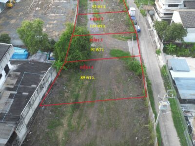 ที่ดิน สุขสวัสดิ์ 78 พระประแดง เนื้อที่ 386 ตารางวา