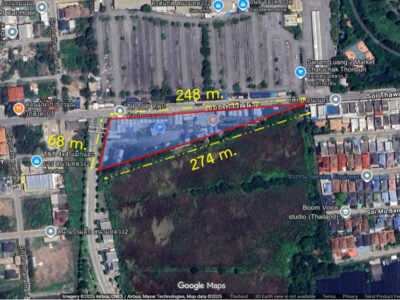 ขาย ที่ดิน พุทธมณฑล ซอยทวีวัฒนา 9 เนื้อที่ 4 ไร่ 3 งาน 88.3 ตรว