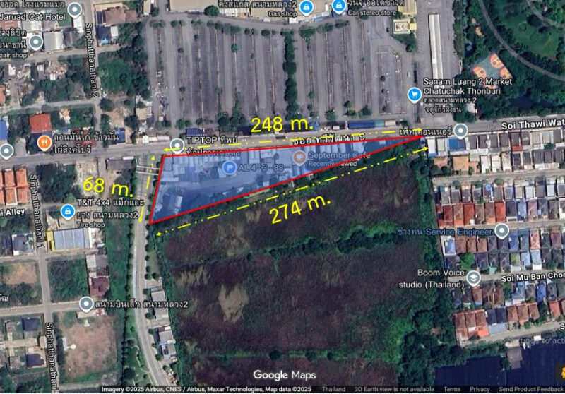ขาย ที่ดิน พุทธมณฑล ซอยทวีวัฒนา 9 เนื้อที่ 4 ไร่ 3 งาน 88.3 ตรว