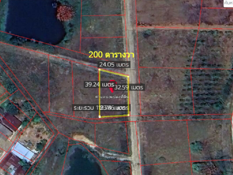 ขายที่ดินเปล่า โฉนดครุฑแดง เขาค้อ ต.แคมป์สน 200 ตร.วา ใกล้วัดพระธาตุผาซ่อนแก้ว แปลง04