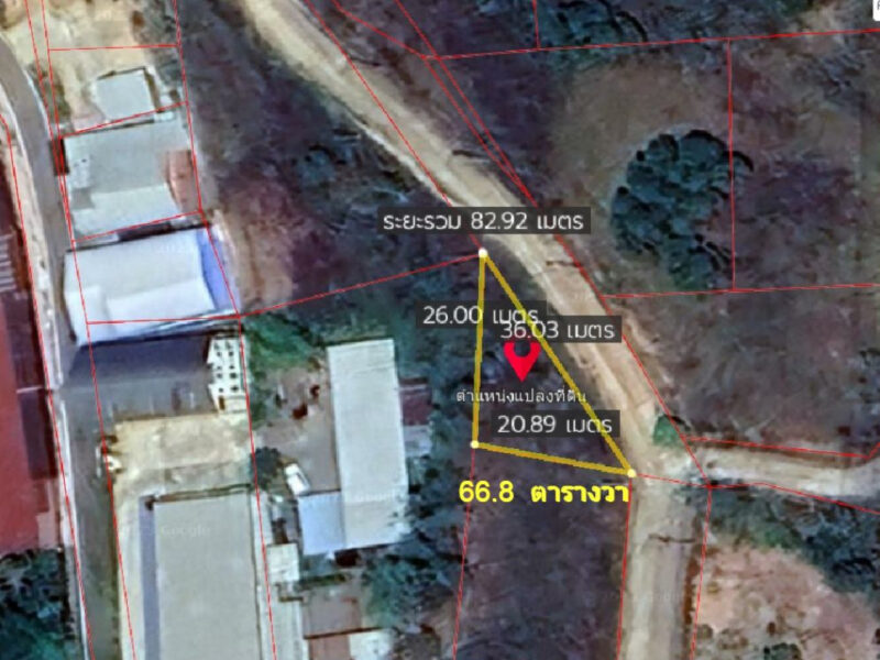 ขายที่ดินเปล่า โฉนดครุฑแดง เขาค้อ ต.แคมป์สน 66.8 ตร.วา ใกล้วัดพระธาตุผาซ่อนแก้ว แปลง05