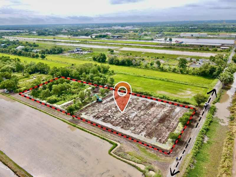 ที่ดินทำเลดีเหมาะทำบ้าน ใกล้มอเตอร์เวย์ คลอง5 ปทุมธานี