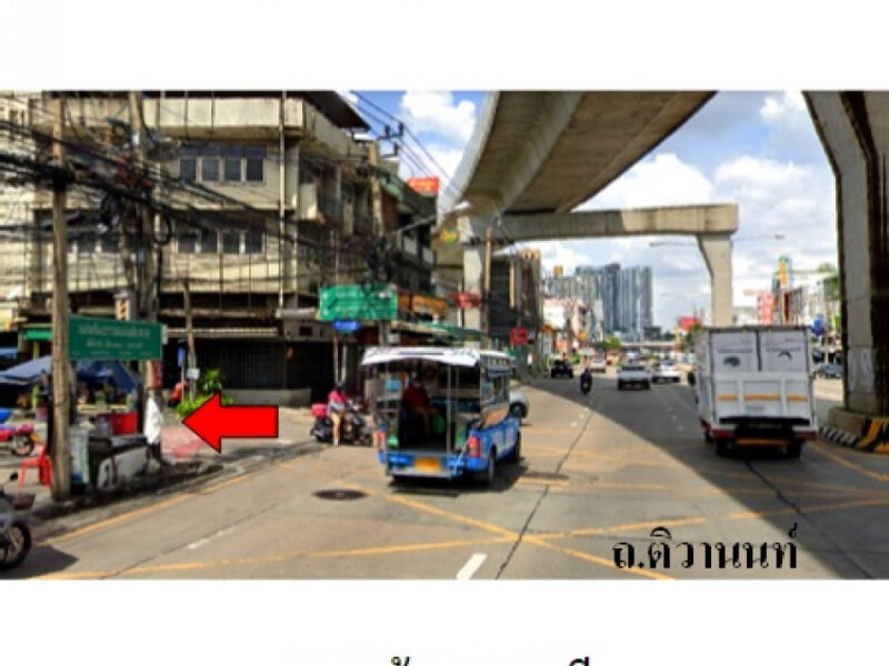 ขาย ที่ดิน ติวานนท์ ติดถนนเรวดี เนื้อที่ 4 ไร่ 44 ตรว