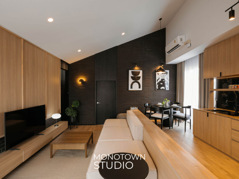 บ้านหรูใจกลางเมืองเชียงใหม่ 3.5 ชั้น โครงการ Monotown Studio ติด ถ.ซุปเปอร์ไฮเวย์ ตรงข้ามเซ็นทรัลเฟสติวัล