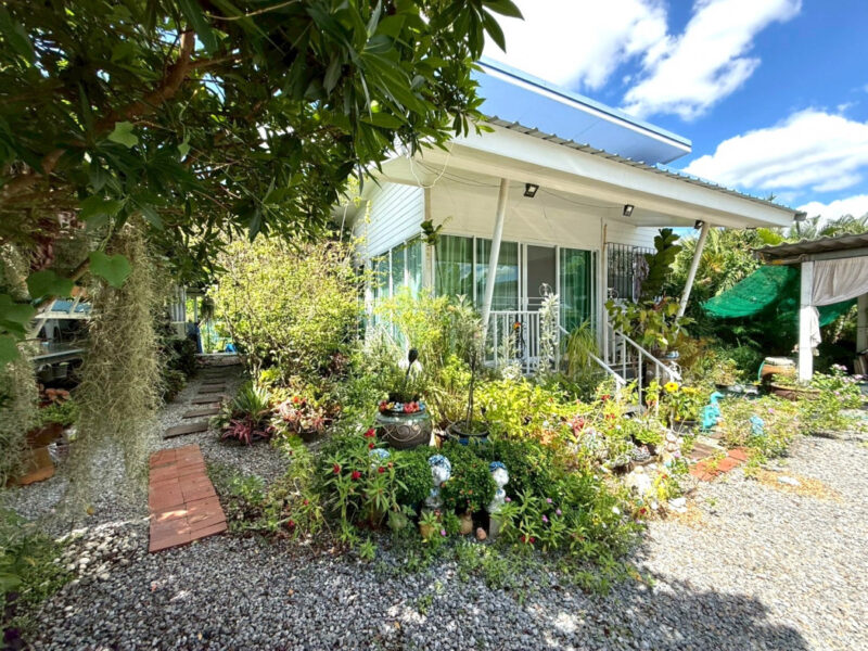 ขาย ที่ดิน พร้อมบ้านสวน HS082 วัดสุวรรณ บ่อทอง ชลบุรี. 2 ไร่ พร้อมอยู่ ทำสวน ขุดบ่อ เลี้ยงปลา เหมาะอยู่อาศัย บ้านพักหลังเกษียณ