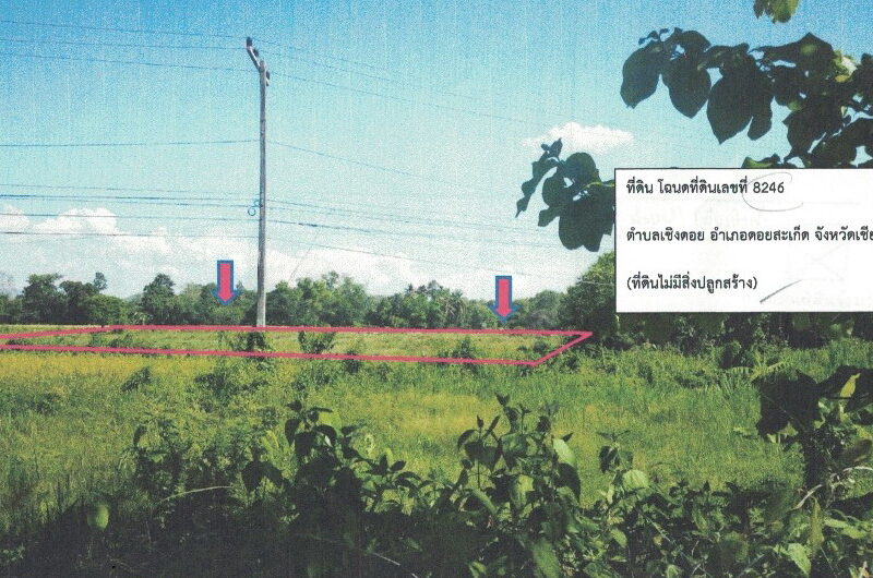 ขายที่ดินดอยสะเก็ด จังหวัดเชียงใหม่ ติดถนนใหญ่