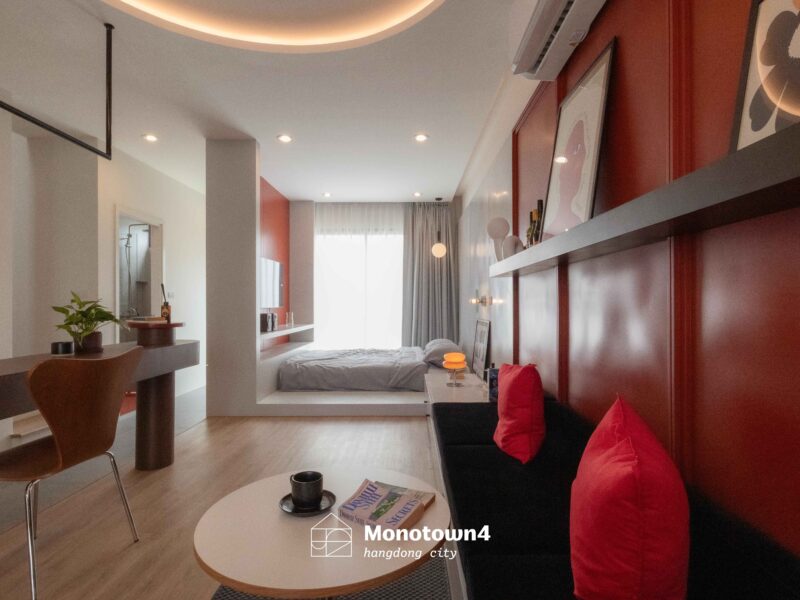 บ้านโซนหางดงเชียงใหม่ โครงการ Monotown 4 ทาวน์โฮม 3 ชั้น ที่จอดรถ 2 คัน