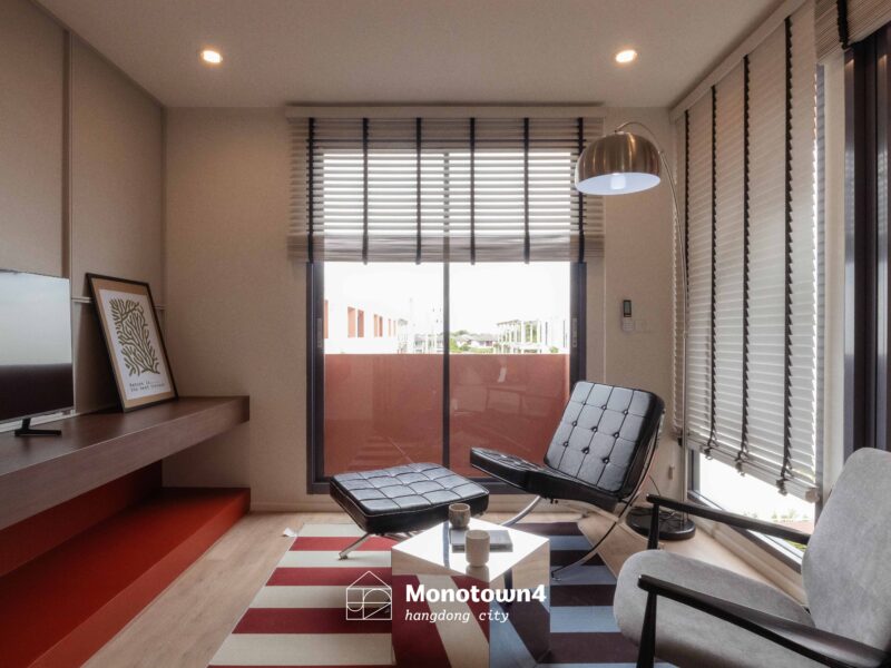 บ้านโซนหางดงเชียงใหม่ โครงการ Monotown 4 ทาวน์โฮม 3 ชั้น ที่จอดรถ 2 คัน