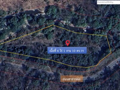ประกาศขายที่ดิน วิวธรรมชาติใกล้น้ำตกแม่ยะ อำเภอจอมทอง จังหวัดเชียงใหม่