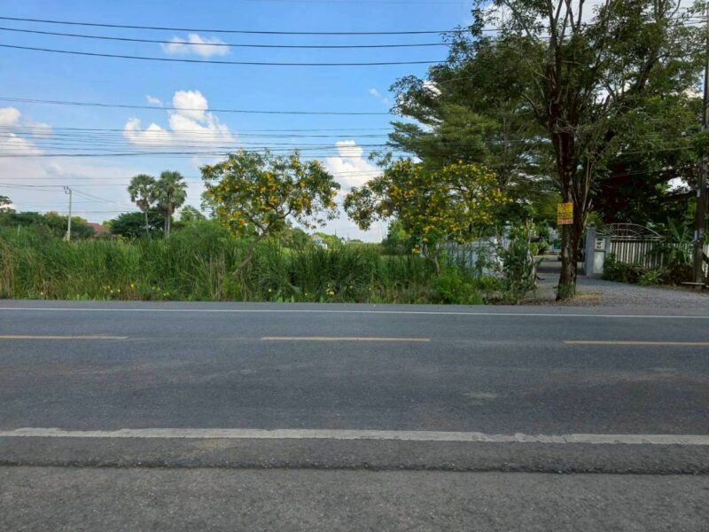 ขายด่วนที่ดินติดถนนประชาสำราญ 273 ตรว ทำลดี มีอนาคต เขตหนองจอก กทม.