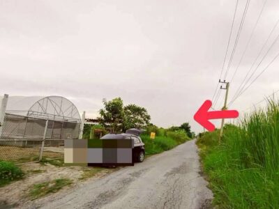 ขายที่ดินคลองเก้าธัญบุรี 140 ตรว(แบ่งได้) ติดถนนลาดยางสาธารณะ ซ. รพ.ส่งเสริมสุขภาพลำผักกูด จ.ปทุมธานี