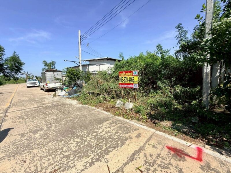 ขายถูกที่ดินตำบลศาลากลาง 84 ตรว ติดถนนคอนกรีต ถมแล้วบางส่วน ซ.นุ่มประสงค์ 1 อ.บางกรวย จ.นนทบุรี