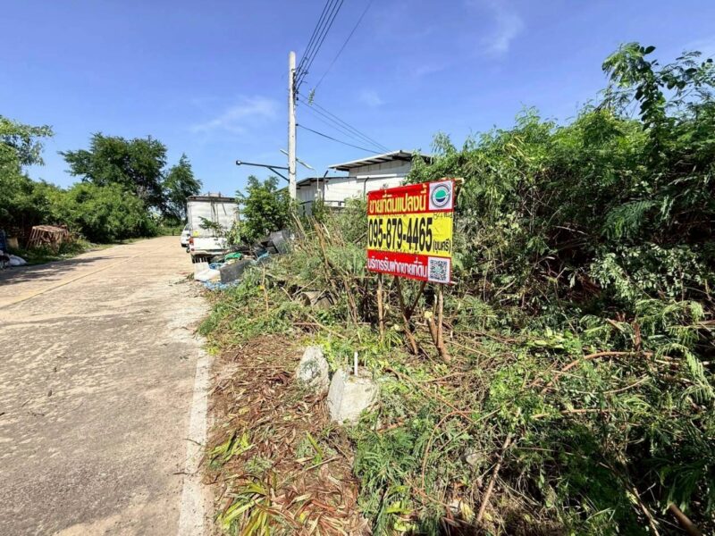 ขายถูกที่ดินตำบลศาลากลาง 84 ตรว ติดถนนคอนกรีต ถมแล้วบางส่วน ซ.นุ่มประสงค์ 1 อ.บางกรวย จ.นนทบุรี