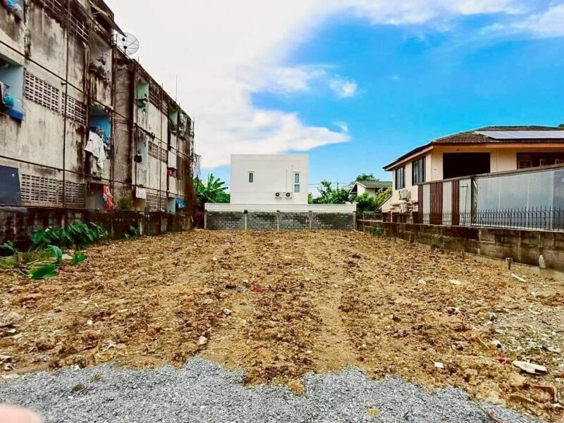 ขายที่ดินบางแวก 119 ตรว ติดถนนคอนกรีตสาธารณะ ถมแล้ว ซ.บางแวก 136 เขตภาษีเจริญ กทม.