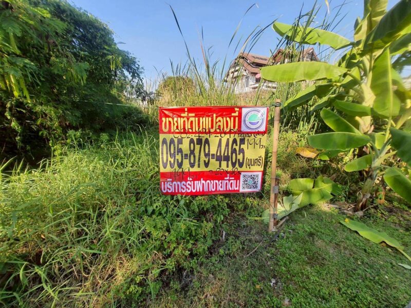 ขายถูกที่ดินสุขาภิบาล 5 เนื้อที่ 199 ตรว ติดถนนคอนกรีตสาธารณะ ซ.5 แยก 22 กทม.