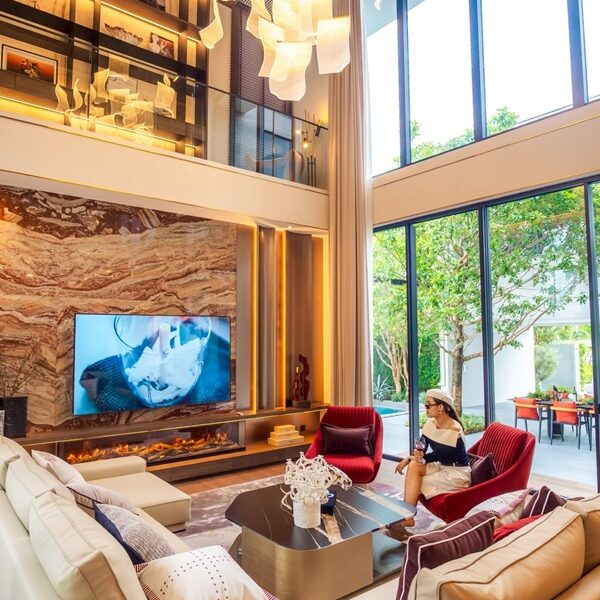 ขายบ้านเดี่ยว 3 ชั้น VIVE กรุงเทพกรีฑาตัดใหม่ ใกล้ทางด่วนศรีรัช, กาญจนาภิเษก และมอเตอร์เวย์ โทร 0818119186