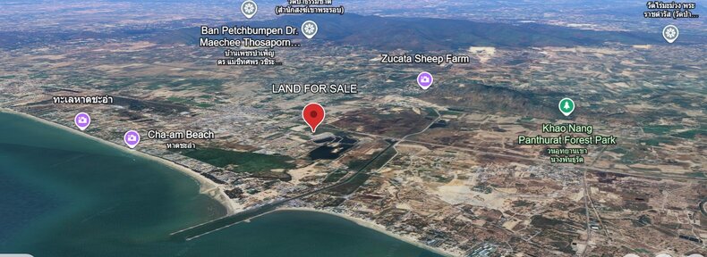 ที่ดินชะอำ วิวภูเขา ขายต่ำกว่าราคาประเมิน พื้นที่รวม 16-1-84 ไร่