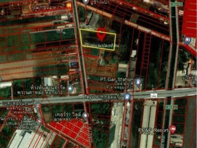 ขายที่ดินแปลงใหญ่ 16ไร่ 2งาน 77ตร.วา - ลาดหลุมแก้ว ปทุมธานี โทร 090-8982918 ราคาต่ำกว่าตลาด