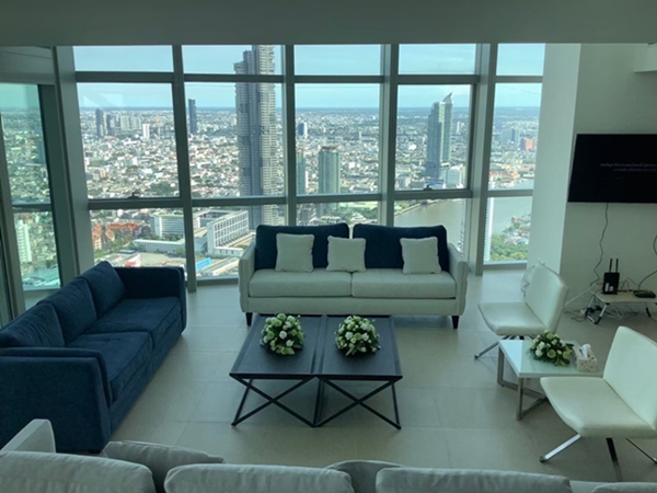 For Rent: Luxurious Duplex Condominium at The River Breathtaking River and City Views from the 67-68th Floor – 3 Bedrooms, 4 Bathrooms