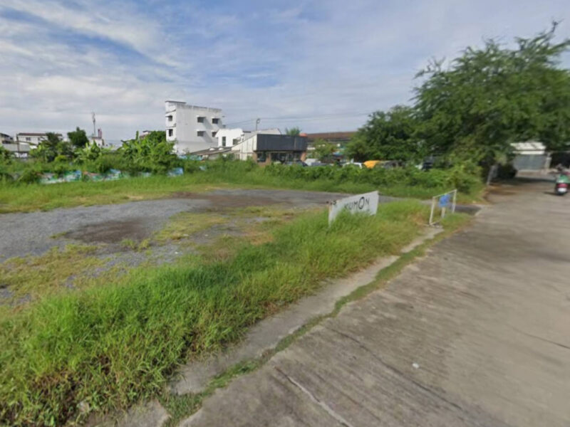 ที่ดิน 3-2-84 ไร่ ซ.วัดเวฬุวนาราม 7 ดอนเมือง แปลงมุม ติดถนนทุกด้าน