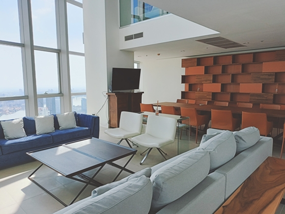 For Rent: Luxurious Duplex Condominium at The River Breathtaking River and City Views from the 67-68th Floor – 3 Bedrooms, 4 Bathrooms